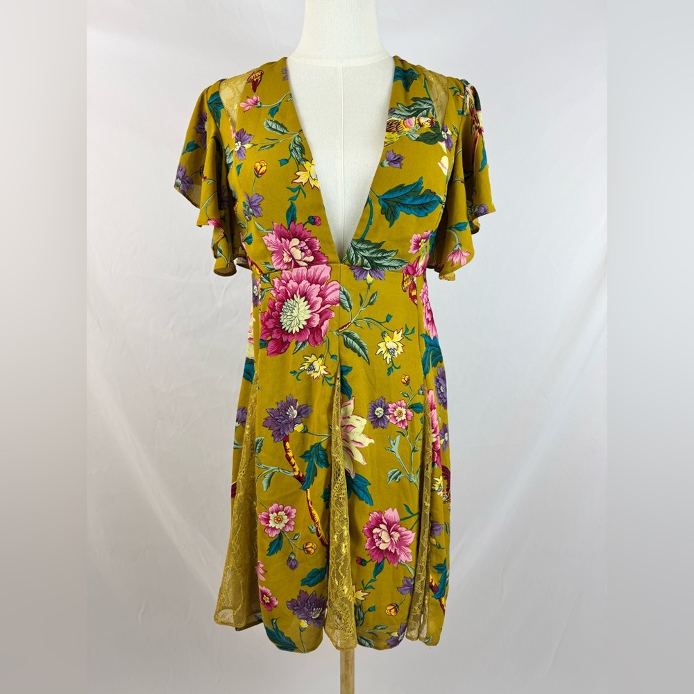 ASOS Floral Flowy Mini Dress Size US 6